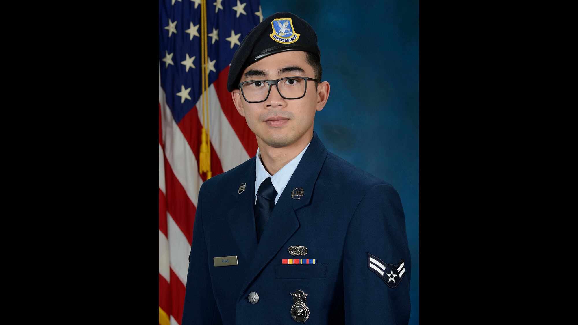 Senior Airman Jason Khai Phan, photographed in 2019 as an airman first class, 66th Security Forces Squadron, of Anaheim, Calif., died as a result of non-combat related injuries while conducting a routine patrol outside the perimeter of Ali Al Salem Air Base, Kuwait, Sept. 12.