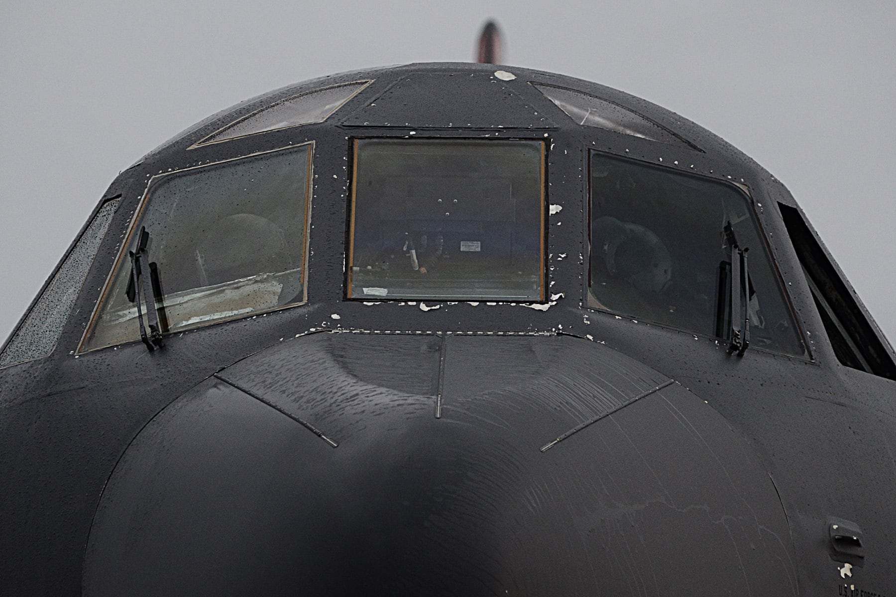 Pilots assigned to the 20th Expeditionary Bomb Squadron prepare their B-52 Stratofortress for launch Aug. 22, 2015, at Andersen Air Force Base, Guam.