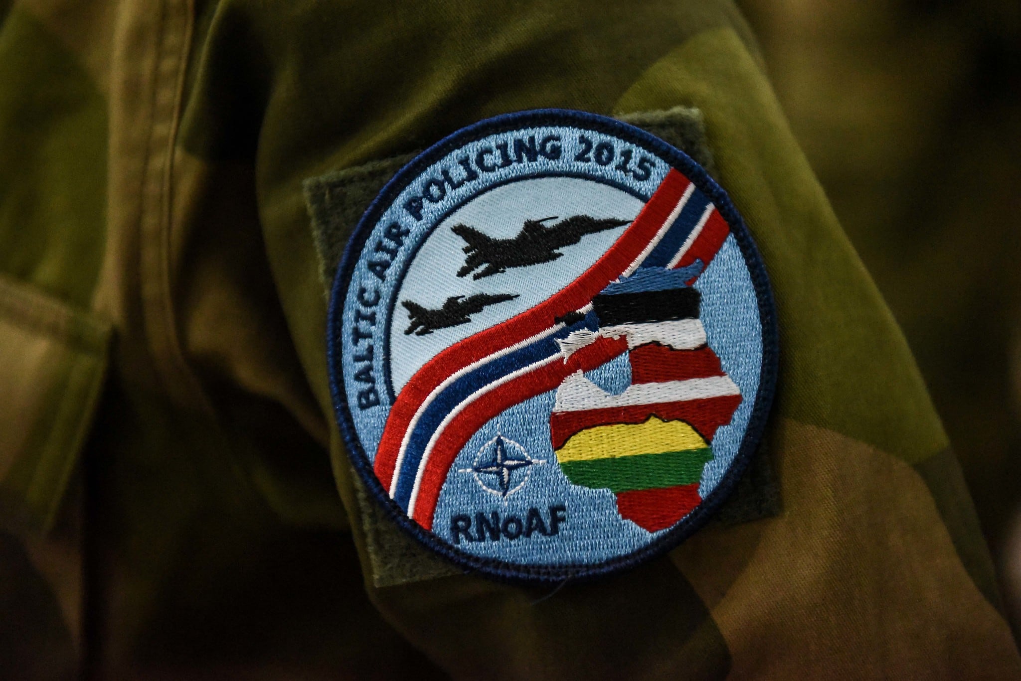 Baltic Air Policing 2015 badge.