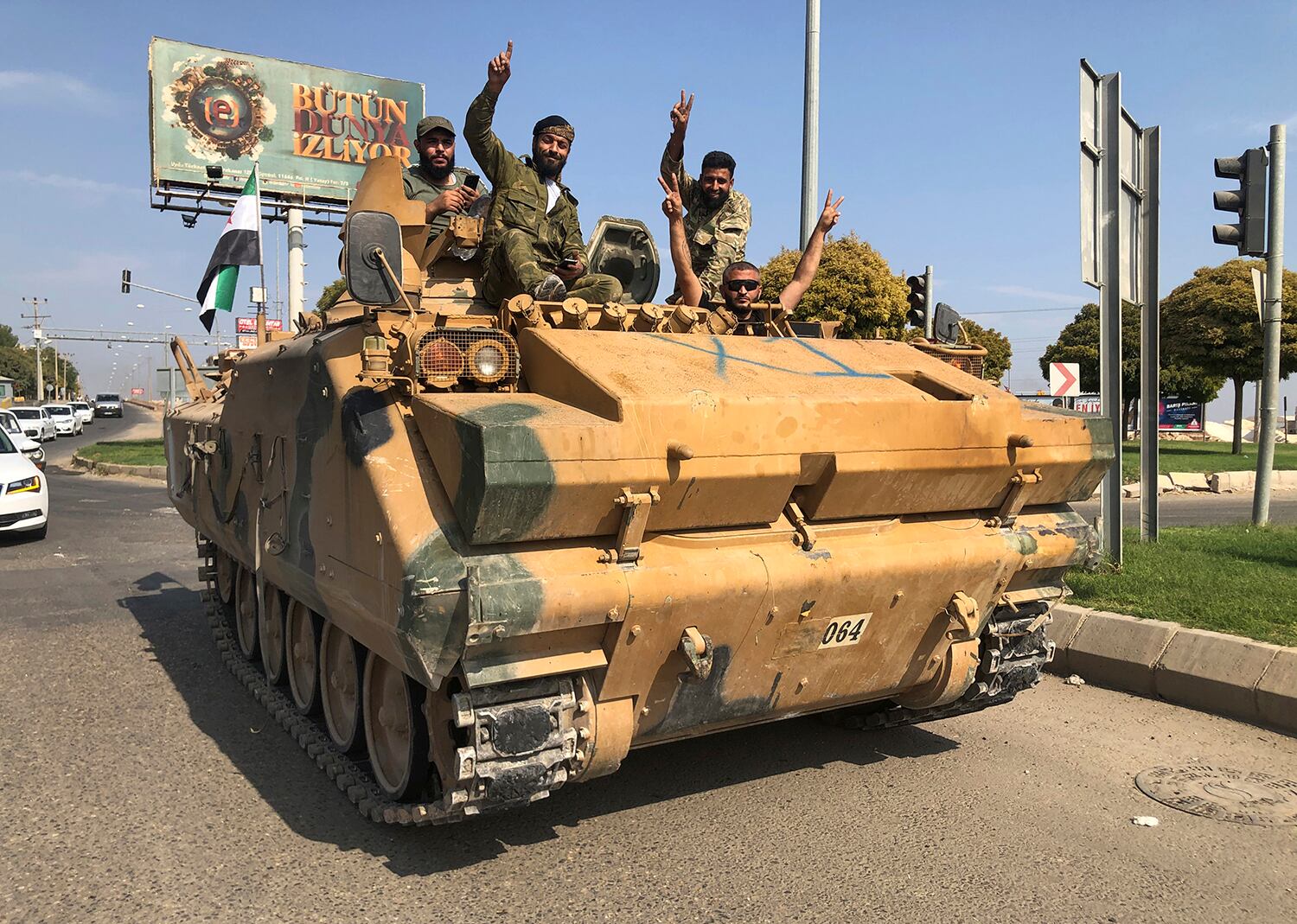 Turkish-backed Syrian opposition fighters